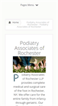 Mobile Screenshot of podiatryrochester.com